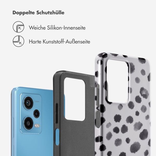 Selencia Vivid Tough Back Cover für das Xiaomi Redmi Note 12 Pro - Trendy Leopard