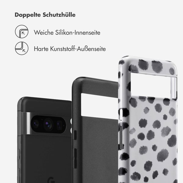 Selencia Vivid Tough Back Cover für das Google Pixel 8 Pro  - Trendy Leopard