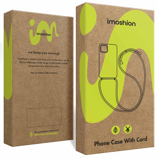 imoshion Color Backcover mit abnehmbarem Handykette und MagSafe Apple iPhone 15 Pro Max - Schwarz