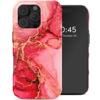 Selencia Vivid Tough Back Cover mit MagSafe für das iPhone 16 Pro Max - Rosy Marble