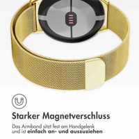 imoshion Magnetisches Milanaise Armband für Google Pixel Watch / Watch 2 / Watch 3 / Watch 4 (41 mm) - Gold