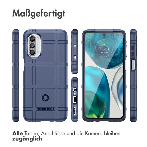imoshion Rugged Shield Backcover Motorola Moto G52 / G82 - Dunkelblau