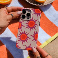 Burga Tough Back Cover für das Apple iPhone 14 Pro - Sunset Glow