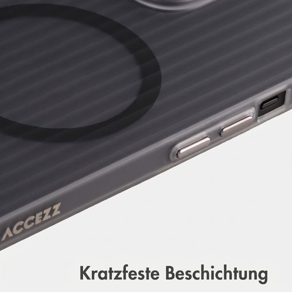 Accezz Lite Backcover mit MagSafe | Fluted | Apple iPhone 14 - Grau