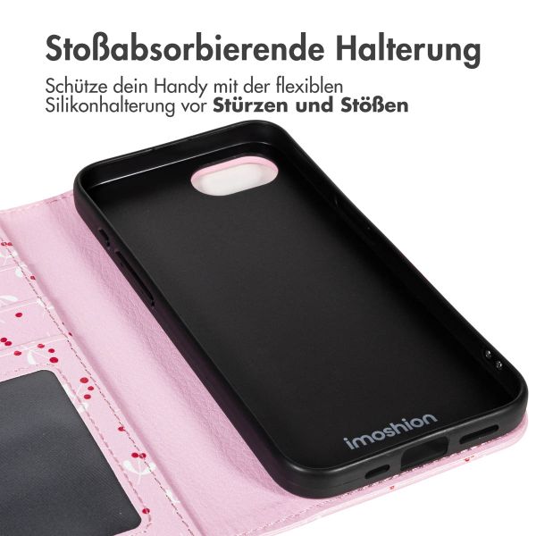 imoshion Design Klapphülle Apple iPhone 16e - Blush Berries