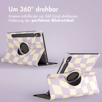 imoshion 360° drehbare Design Klapphülle für das Samsung Galaxy Tab S9 11.0 Zoll - Dancing Cubes