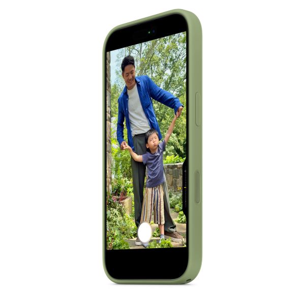 Apple Silikonhülle mit MagSafe Apple iPhone 17 - Light Moss