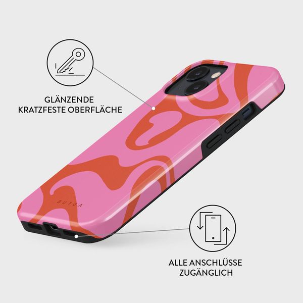 Burga Tough Back Cover für das Apple iPhone 15 - Ride The Wave