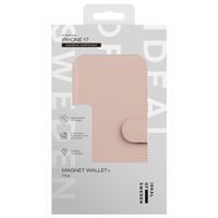 iDeal of Sweden Magnet Wallet+ Klapphülle Apple iPhone 17 - Pink