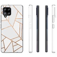 imoshion Design Hülle für das Samsung Galaxy A42 - White Graphic