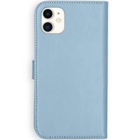 Selencia Echtleder Klapphülle iPhone 11 - Air Blue