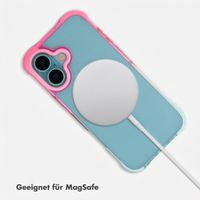 Selencia Gradient MagSafe Back Cover Apple iPhone 16 - Rosa / Blau