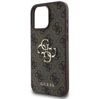 Guess 4G Metal Logo Back Cover Apple iPhone 16 Pro Max - Braun