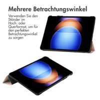 imoshion Trifold Klapphülle Schwarz für das Xiaomi Pad 6S Pro 12.4 - Rose Gold