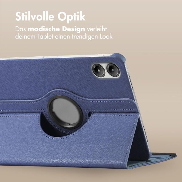 imoshion 360° drehbare Klapphülle für das Xiaomi Redmi Pad Pro / POCO Pad - Dunkelblau