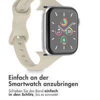 imoshion Slim Silikonarmband für die Apple Watch Series 1-9 / SE (38/40/41 mm) | Series 10 (42 mm) - Sternenlicht