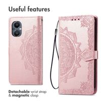 imoshion Mandala Klapphülle für das Oppo Reno8 Lite - Rose Gold