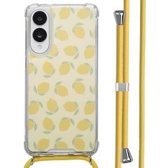 imoshion Design Hülle mit Band Samsung Galaxy S25 Edge - Citrus Dream