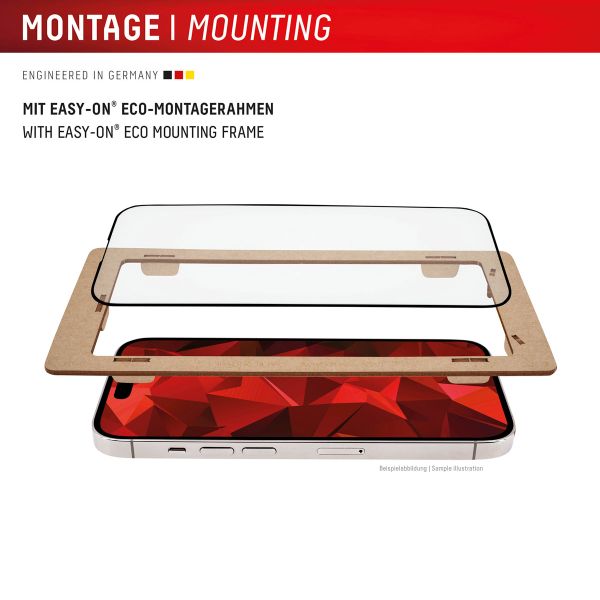 Displex Bildschirmschutzfolie Real Glass Full Cover Apple iPhone 17 / 17 Pro