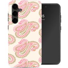 Selencia Vivid Back Cover Samsung Galaxy S24 FE - Paisley Blush