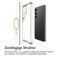 imoshion Klare Glitter Backcover mit MagSafe Samsung Galaxy S24 - Gold