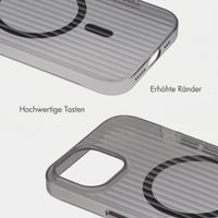 Accezz Lite Backcover mit MagSafe | Fluted | Apple iPhone 15 - Schwarz