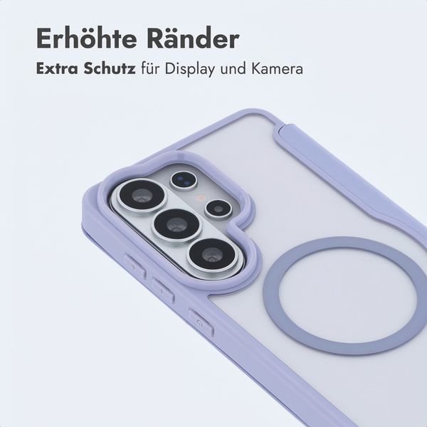 imoshion Transparente Bookcase mit MagSafe Samsung Galaxy S26 Ultra - Lila