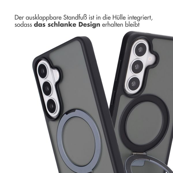 Accezz Ring Stand Backcover mit MagSafe Samsung Galaxy S26 - Schwarz