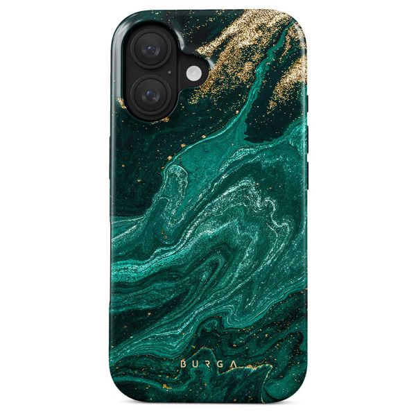 Burga Tough Back Cover für das iPhone 16 - Emerald Pool