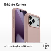 Accezz Liquid Silikoncase mit MagSafe Apple iPhone 17 Pro Max - Rosa