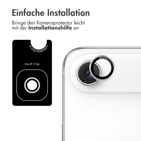 imoshion 2er Pack Kameraobjektivschutz für das Apple iPhone Air - Silber