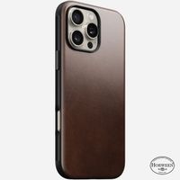 Nomad Modern Horween Leather Case Apple iPhone 16 Pro Max - Rustic Brown