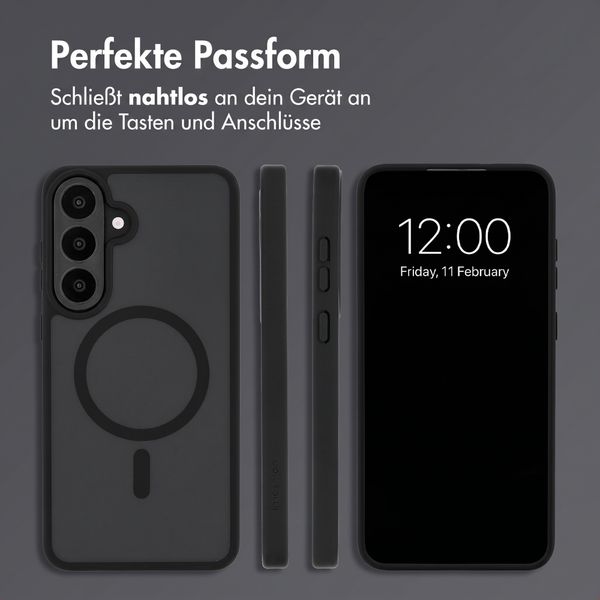 imoshion Color Guard Back Cover mit MagSafe Samsung Galaxy S26 FE / S25 FE - Schwarz