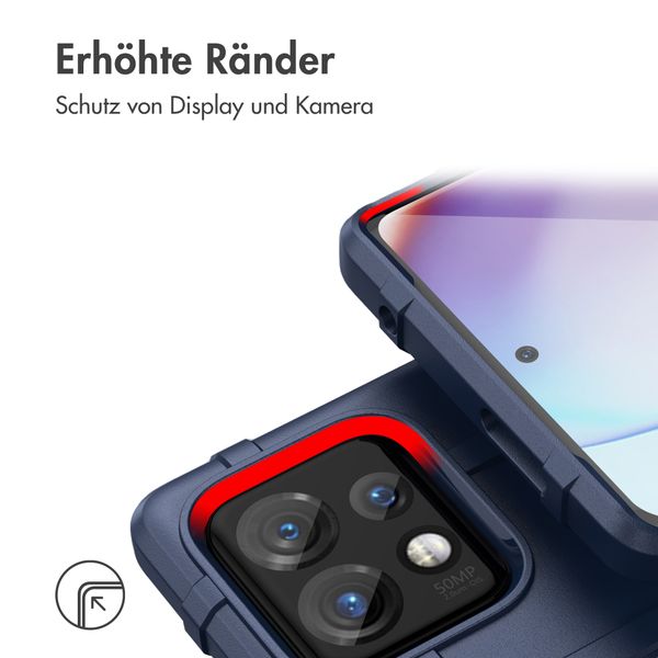 imoshion Rugged Shield Backcover Motorola Edge 40 Pro - Dunkelblau