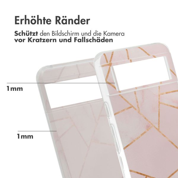 imoshion Design Hülle Google Pixel 8 - Pink Graphic