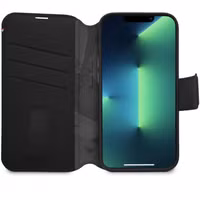 Decoded 2 in 1 Leather Klapphülle für das Apple iPhone 14 Pro Max - Schwarz