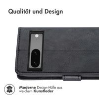 imoshion Luxuriöse Klapphülle für das Google Pixel 7a - Schwarz