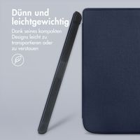 imoshion Slim Soft Case Klapphülle Kobo Clara 2E / Tolino Shine 4 - Dunkelblau