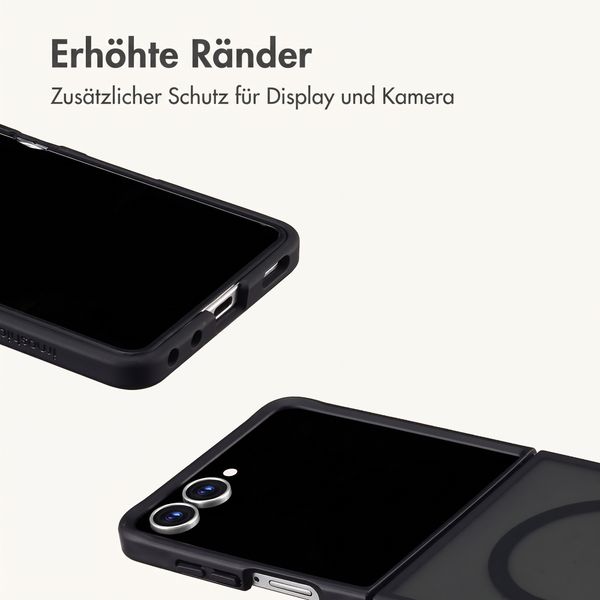imoshion Color Guard Back Cover mit MagSafe Samsung Galaxy Z Flip 8 - Schwarz