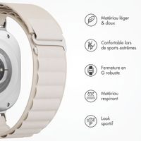 Accezz Nylon Alpine Armband für Samsung Galaxy Watch Ultra 2 (2026) / Ultra (2024/2025) - Polarstern