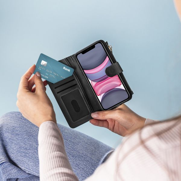 imoshion Luxuriöse Portemonnaie-Klapphülle Samsung Galaxy A42 - Schwarz