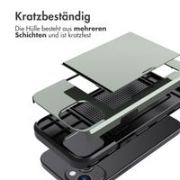 imoshion Backcover mit Kartenfach Apple iPhone 15 - Dunkelgrün