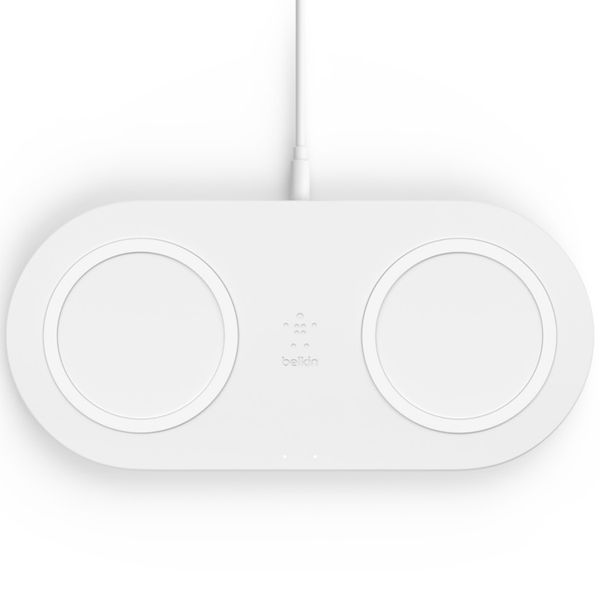 Belkin Dual Wireless Fast Charging Pad - 10W - Weiß