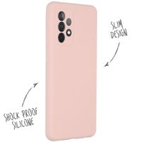 Accezz Liquid Silikoncase Samsung Galaxy A52(s) (5G/4G) - Rosa