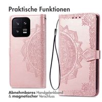 imoshion Mandala Klapphülle für das Xiaomi 13 - Rose Gold