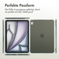 Accezz Frosted Backcover Apple iPad Air 11 Zoll (2025) M3 / (2024) M2 / Air 5 (2022) / Air 4 (2020) - Schwarz