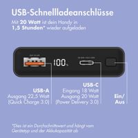 imoshion Ultra Series Powerbank 10.000 mAh - Schwarz