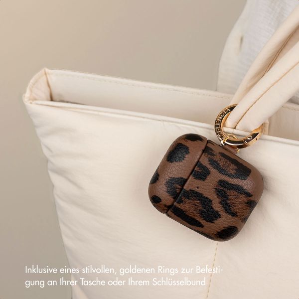 Selencia Sabi Case Apple AirPods Pro / Pro 2 - Leopardenmuster - Mocha Brown