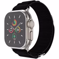 imoshion Nylon Alpine Armband für das  Apple Watch Series 1 t/m 11 / SE / Ultra (44/45/46/49 mm) - Schwarz