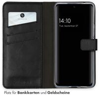 Selencia Echtleder Klapphülle Samsung Galaxy A53 - Schwarz
